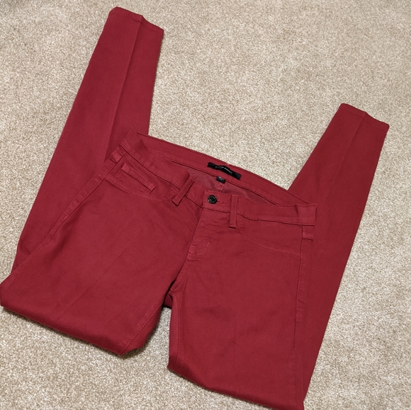 Flying Monkey Red Skinny Jeggings 27 Style#L7384 - Picture 2 of 6